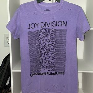 Joy Division distressed graphic tee